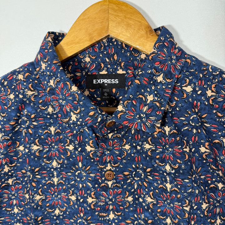 EXPRESS PRINTED  HALF SLEEVES COTTON SHIRT