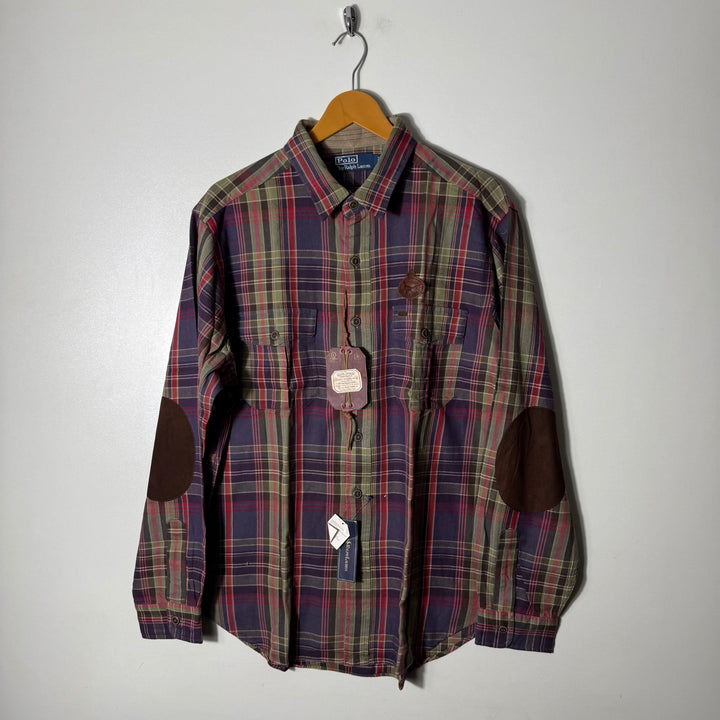 RALPH LAUREN POLO VINTAGE FLANNEL COTTONSHIRY BRAND NEW
