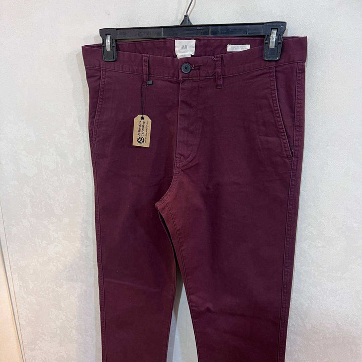 H&M SKINNY FIT COTTON CHINO PANT WITH STRETCH - JS BROTHERS 