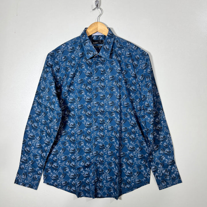 QUIETI FINE COTTON PRINTED SHIRT