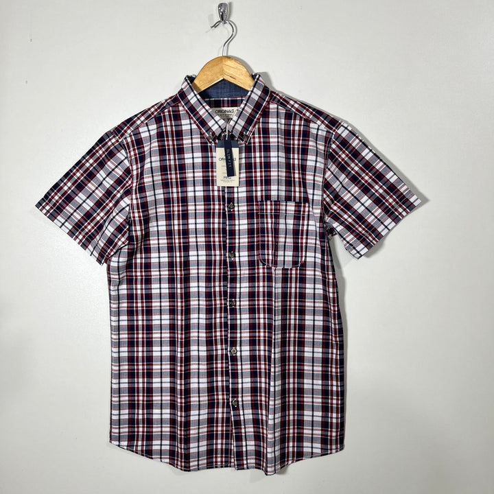 JACK & JONES BUTTON DOWN HALF SLEEVES SHIRT BRAND NEW