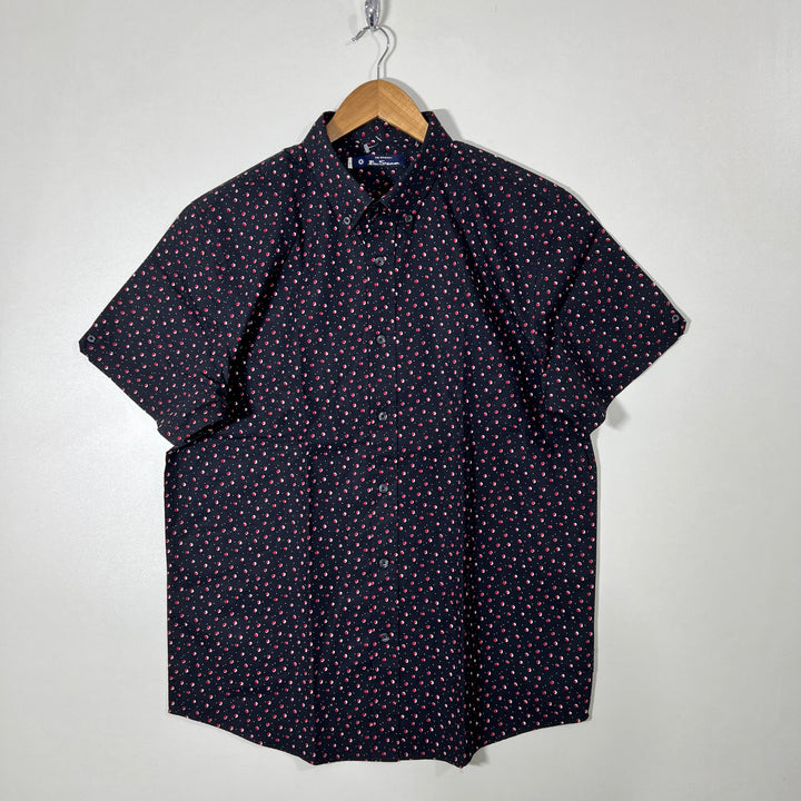 BEN SHERMAN BUTTON DOWN HALF SLEEVES SHIRT