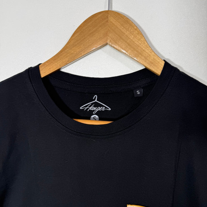 HANGER COTTON TSHIRT BLACK COLOUR