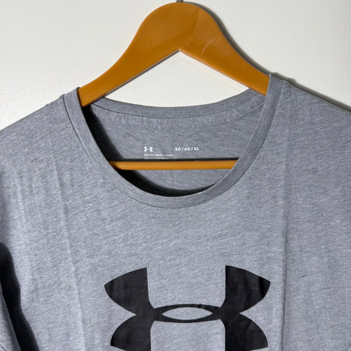 UNDER ARMOUR COTTON TSHIRT GREY COLOUR