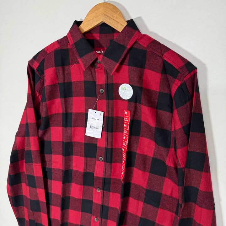 ANKO CHECKERED FLANNEL COTTON SHIRT BRAND NEW