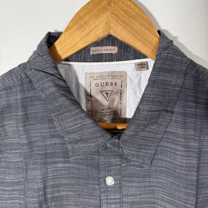 GUESS REGULAR FIT CASUAL COTTON SHIRT