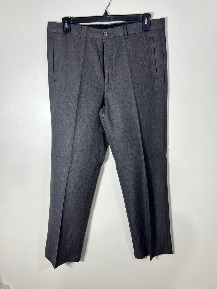 GEORGE STRAIGHT FIT DRESS PANT WITHOUT STRTCH GREY COLOUR