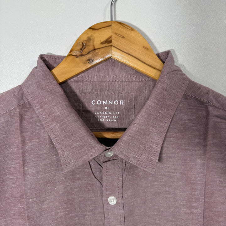 CONNOR CLASSIC FIT LINEN BLEND SHIRT BRAND NEW