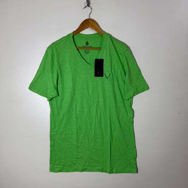 SWISS CROSS V NECK COTTON TSHIRT BRAND NEW