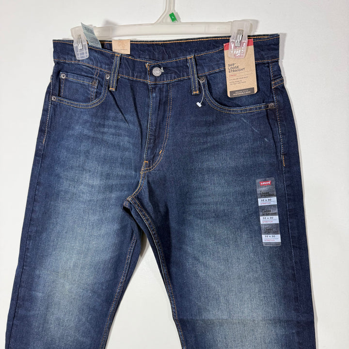 LEVIS 569 LOOSE STRAIGHT FIT DENIM PANT BRAND NEW WITH STRETCH