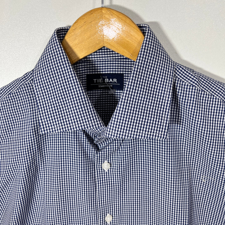 THE BAR SLIM FIT CHECKERED SHIRT