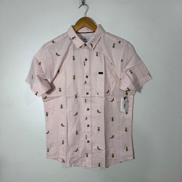 RIP CURL HALF SLEEVES COTTON SHIRT BRAND NEW