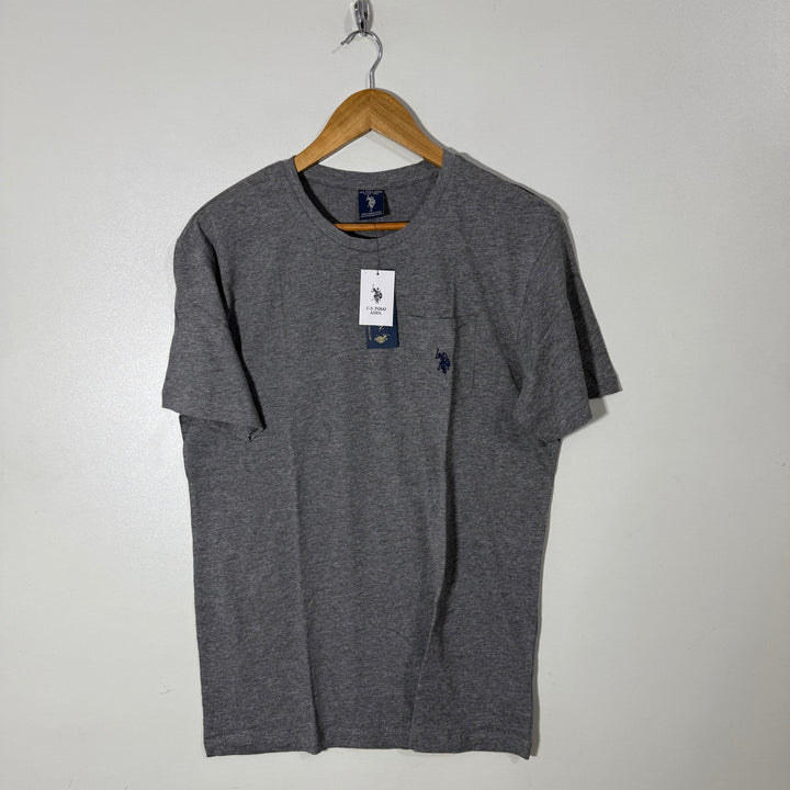 US POLO ASSN COTTON TSHIRT BRAND NEW GREY COLOUR
