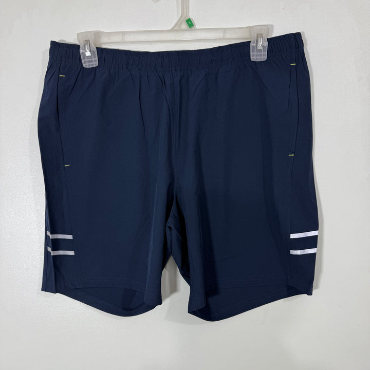 CRIVIT HYBRID TRAINING SPORT SHORT BRAND NEW WITH BACK ZIP POCKETS BLUE COLOUR