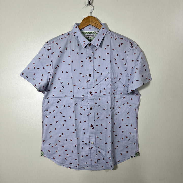 SOVERINGN CODE BUTTON DOWN HALF SLEEVES SHIRT
