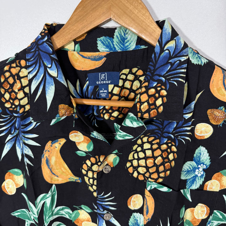 GEORGE QUBAN COLLAR HALF SLEEVES HAWAI SHIRT BRAND NEW