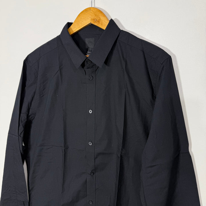 H&M SLIM FIT FORMAL SHIRT BLACK COLOUR