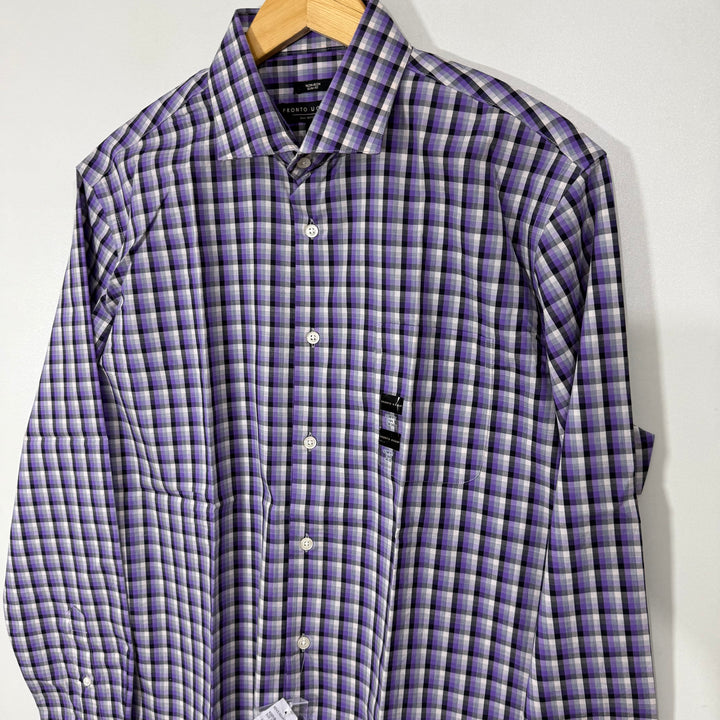 PRONTO UOMO SEMI FORMAL CHECKERED SHIRT