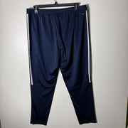 ADIDAS CLIMALITE SPORT TROUSER WITH SIDE ZIP POCKETS BLUE COLOUR