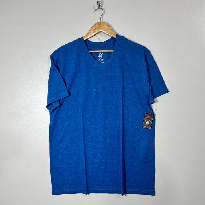 BEVERLY HILLS POLO CLUB V NECK COTTON TSHIRT BRAND NEW