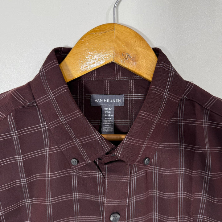 VAN HEUSEN BUTTON DOWN CASUAL COTTON SHIRT BRAND NEW
