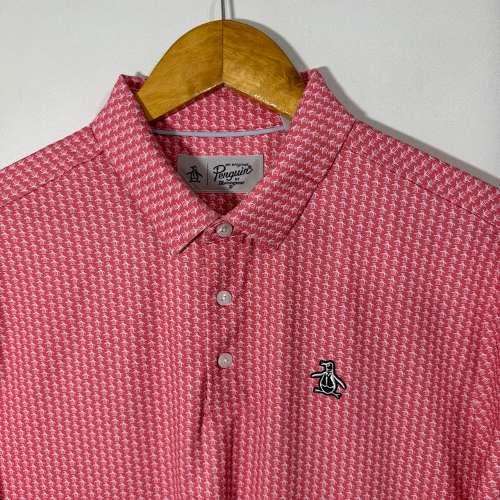 PENGUIN PRINTED SPORT POLO TSHIRT