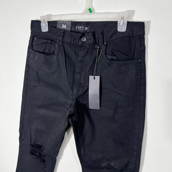 KSCY SLIM FIT DENIM PANT BRAND NEW WITH STRETCH BLACK COLOUR