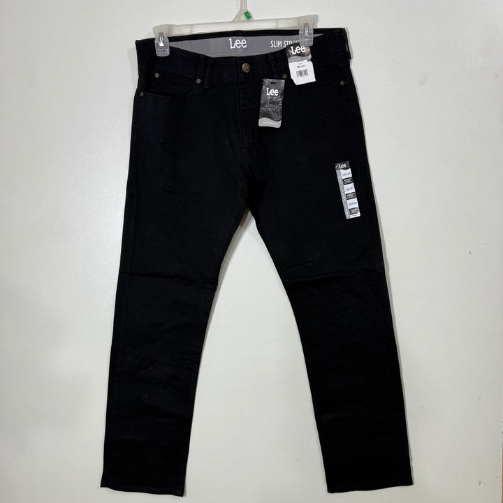 LEE SLIM STRAIGHT FIT COTTON JEANS BRAND NEW WITH STRETCH BLACK COLOUR