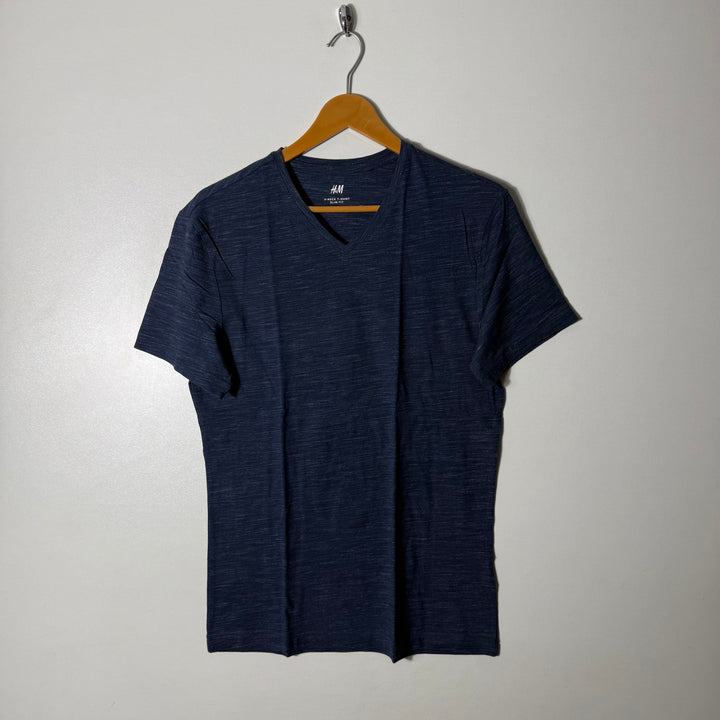 H&M V NECK COTTON TSHIRT