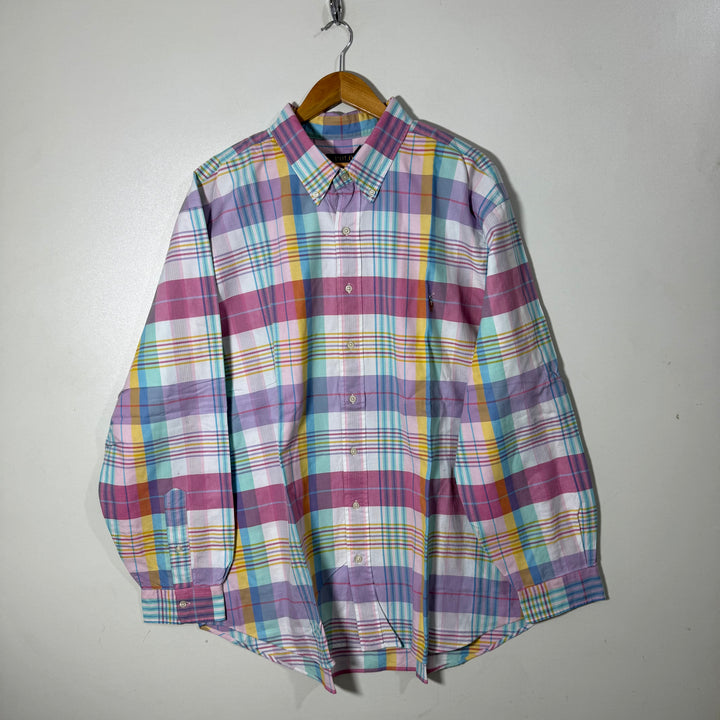 RALPH LAUREN POLO BUTTON DOWN OXFORD COTTON SHIRT