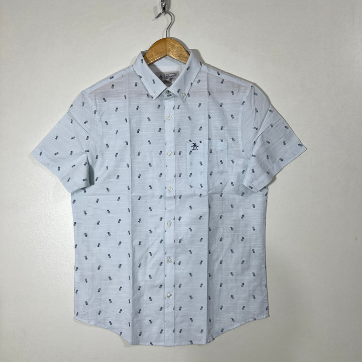 PENGUIN BUTTON DOWN HALF SLEEVES SHIRT