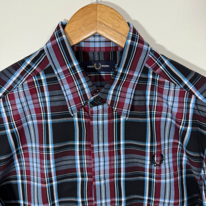 FRED PERRY BUTTON DOWN OXFORD COTTON SHIRT