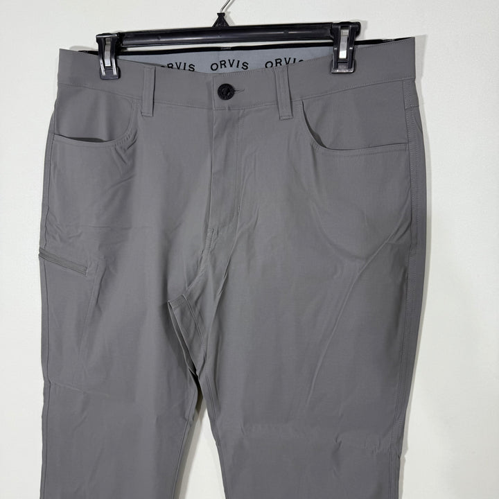 ORVIS STRAIGHT FIT PERFORMANCE PANT WITH STRETCH GREY COLOUR
