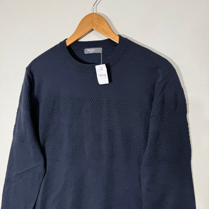 NUTMEG COTTON SWEATER BRAND NEW BLUE COLOUR