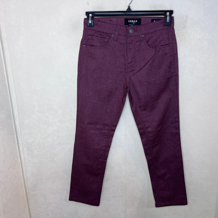 URBAN HERITAGE SKINNY FIT COTTON PANT WITHOUT STRETCH