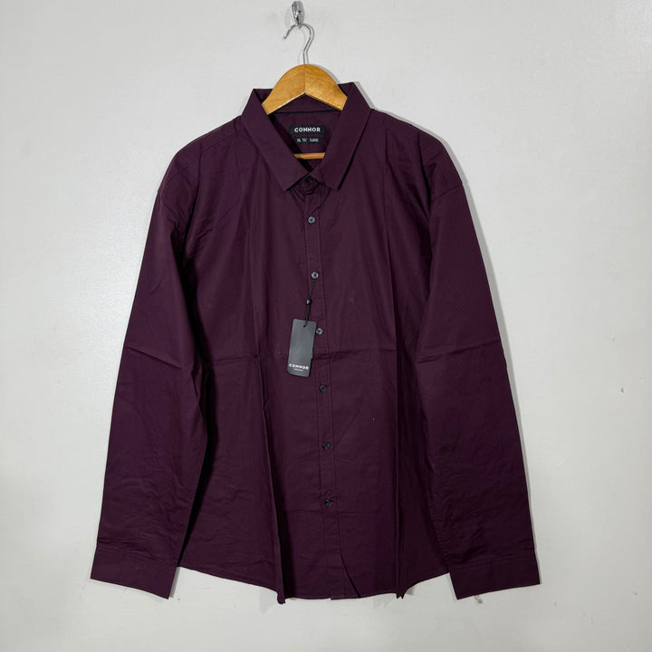 CONNOR SLIM FIT PRINTED COTTON SHIRT BRAND NEW