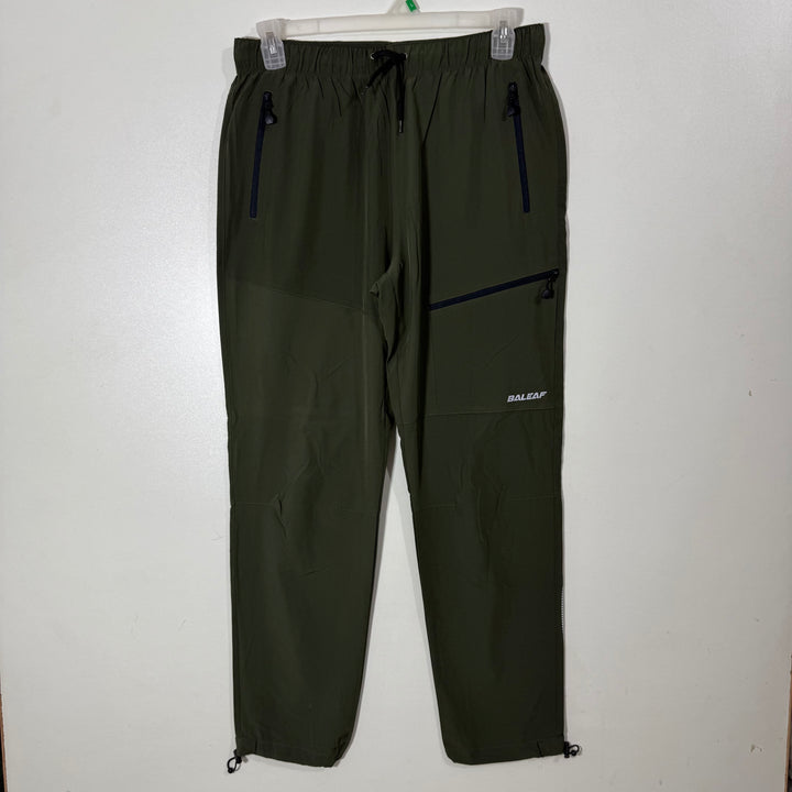 BALEAF LIGHT WEIGHT HYBRID TROUSER WITH SIDE ZIP POCKETS GREEN COLOUR