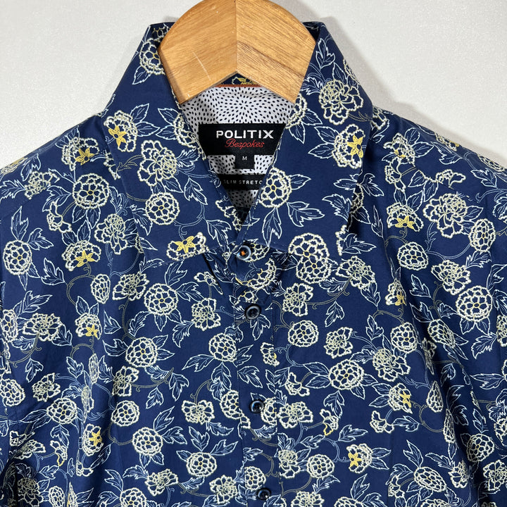 POLITIX SLIM FIT CASUAL COTTON SHIRT WITH STRETCH