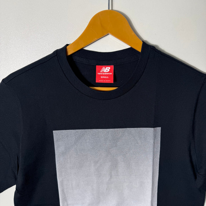 NEW BALANCE COTTON TSHIRT BLACK COLOUR