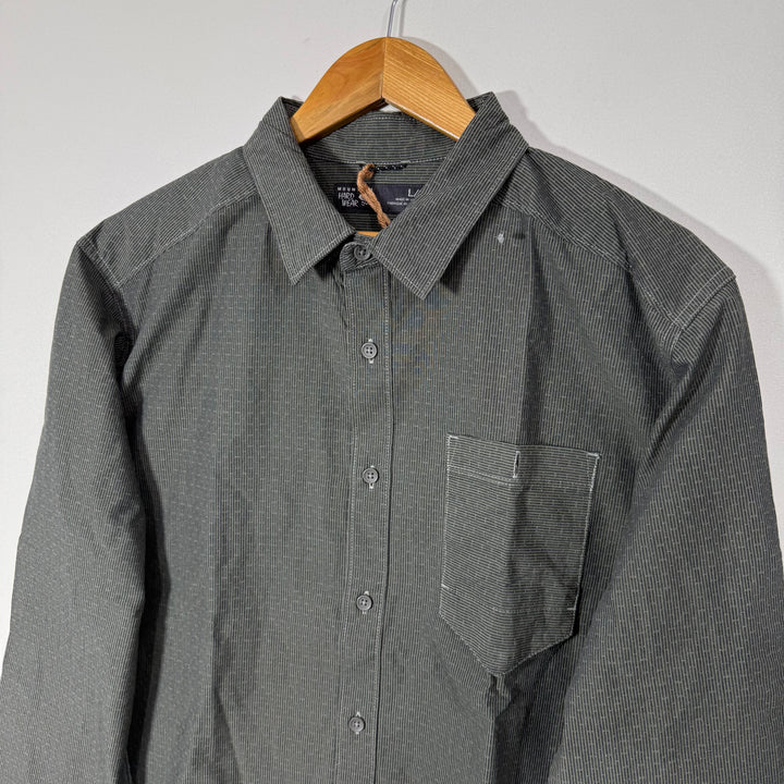 MOUNTAIN HARD WEAR COTTON SHIRT GREEN COLOUR