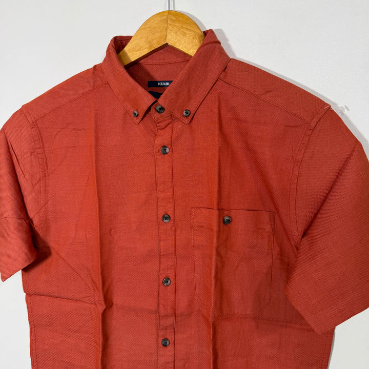 KIABI BUTTON DOWN HALF SLEEVES COTTON SHIRT BRAND NEW