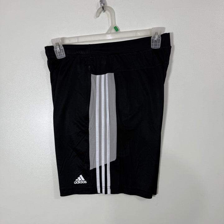 ADIDAS AEROREADY SPORT SHORT WITH SIDE ZIP POCKETS BLACK COLOUR