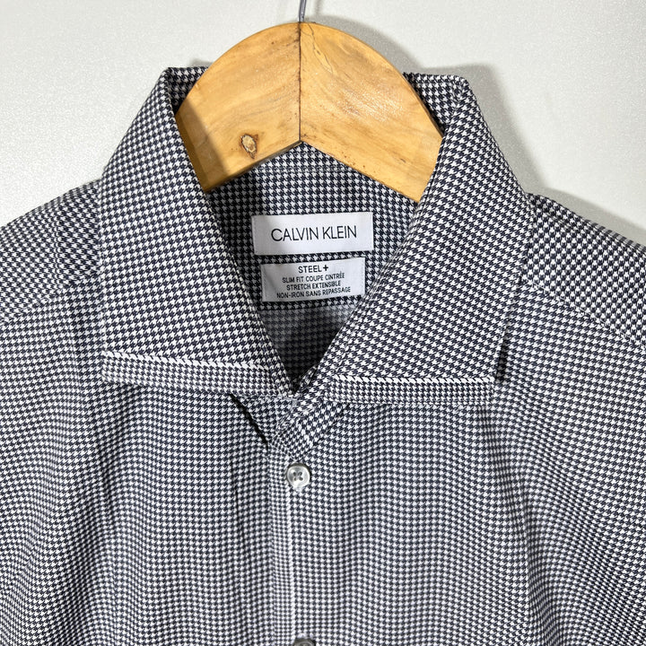 CALVIN KLEIN SLIM FIT FORMAL SHIRT WITH STRETCH