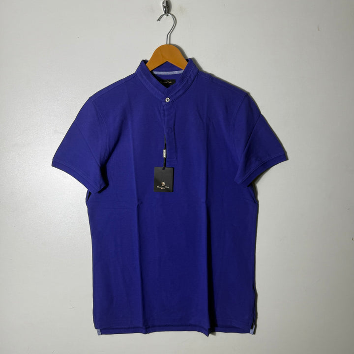 MOSSIMO DUTTI BEN COLLAR COTTON TSHIRT