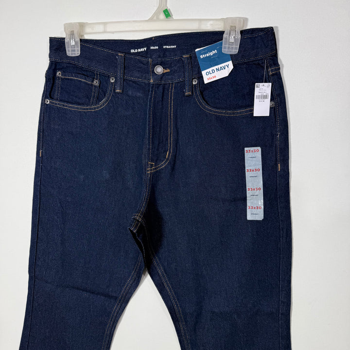 OLD NAVY STRAIGHT FIT DENIM PANT BRAND NEW WITHOUT STRETCH BLUE COLOUR