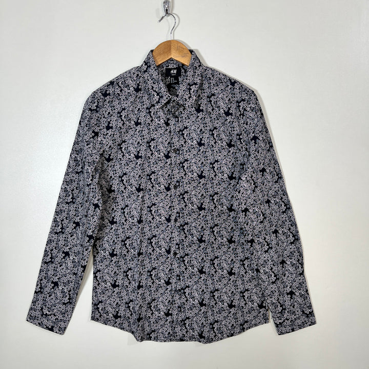 H&M SLIM FIT CASUAL COTTON SHIRT