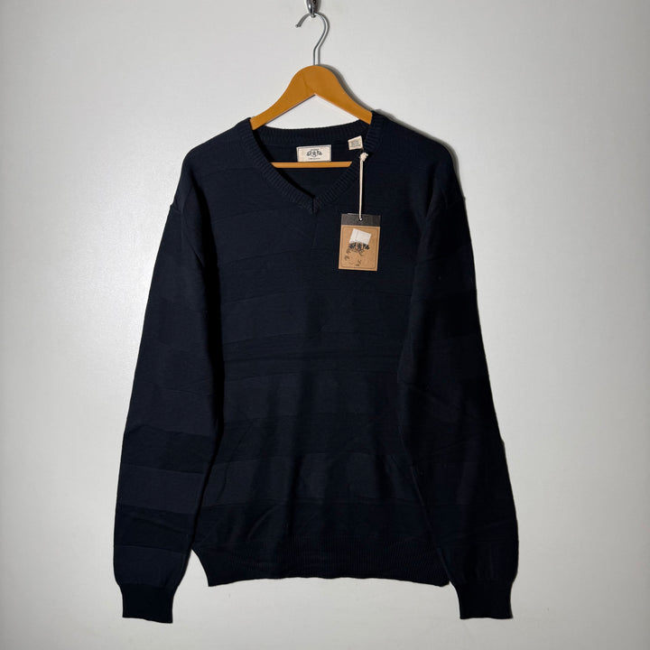 PJMARK V NECK COTTON SWEATER BRAND NEW