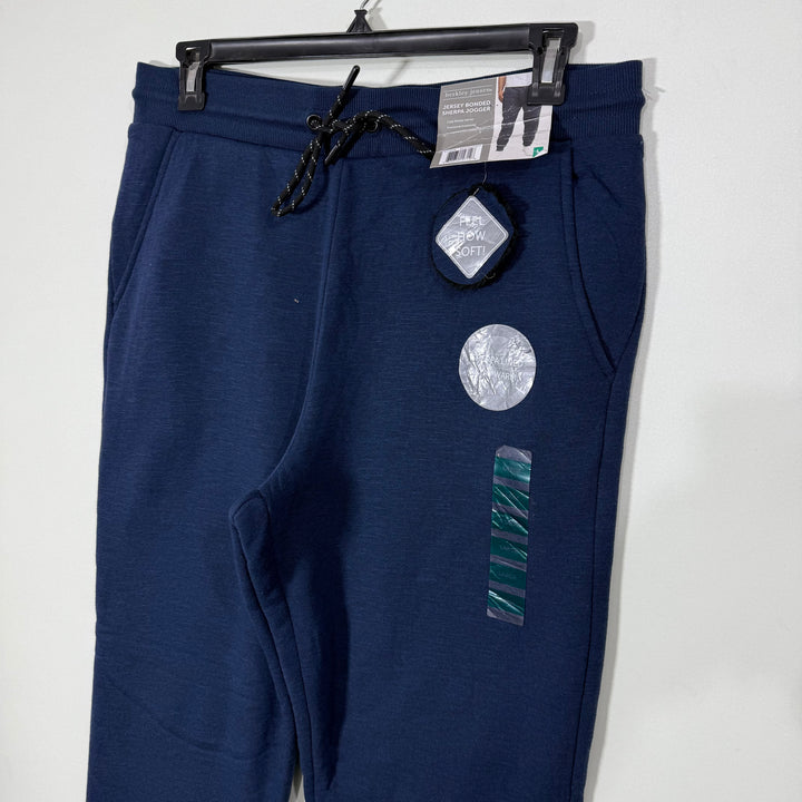 BERKLEY JENSEN JERSEY BONDED SHERPA JOGGER TROUSER BRAND NEW BLUE COLOUR