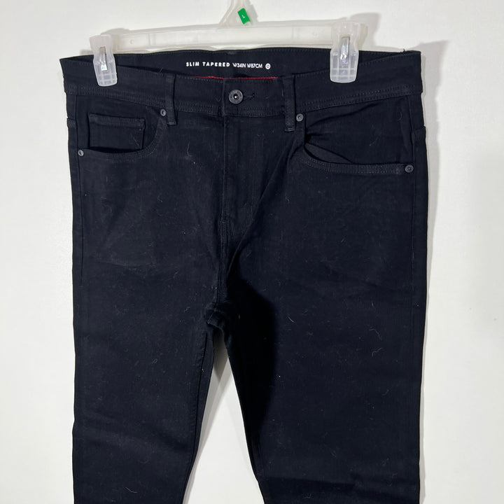 TARGET SLIM FIT DENIM PANT WITH STRETCH BLACK COLOUR