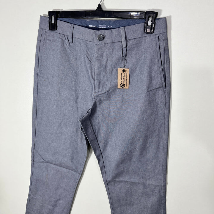 OLD NAVY ULTIMATE SLIM BUILT IN FLEX COTTON CHINO PANT WITH STRETCH